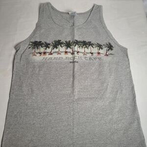 Vintage Hard Rock Cafe Orlando Men's Gray Tank Top Size Medium